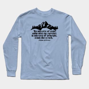 Stand Like a Rock (Light Colored Shirts) Long Sleeve T-Shirt